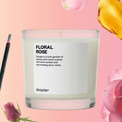 Floral Rose Candle