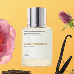 Oud & Rose on Fire