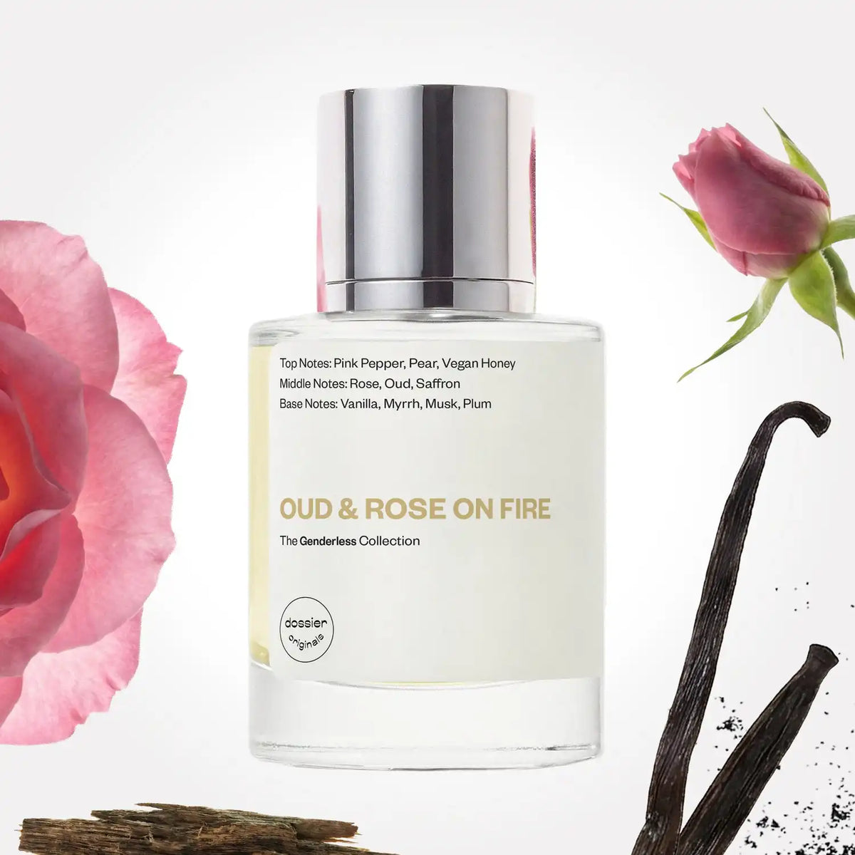 Oud & Rose on Fire